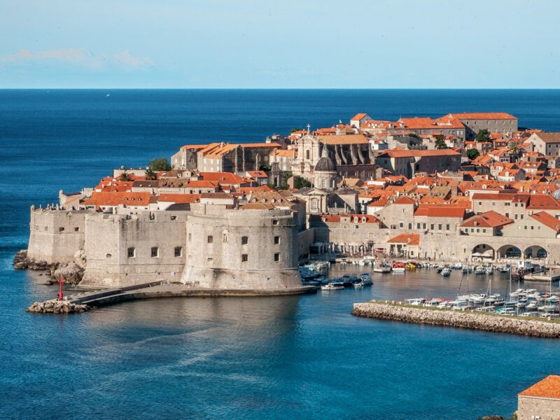 Maisons traditionnelles côte adriatique Croatie