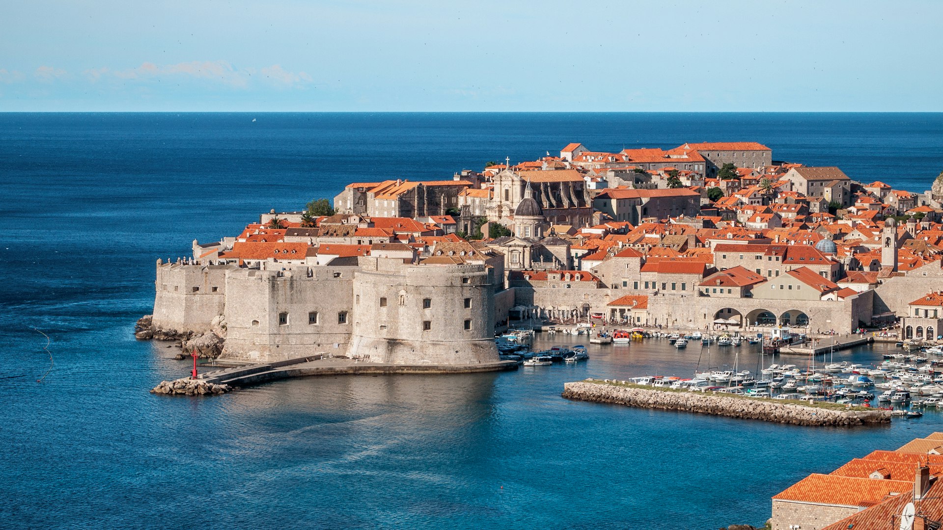 Maisons traditionnelles côte adriatique Croatie