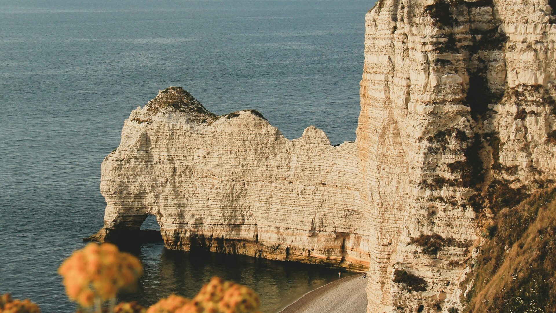Falaise océan, côte basque